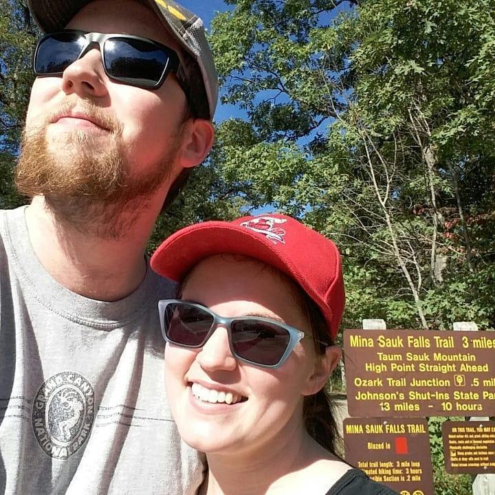 This is from one of our first adventures together! Hiking at Taum Sauk Mountain, Elephant Rocks, and Johnson Shut-Ins.