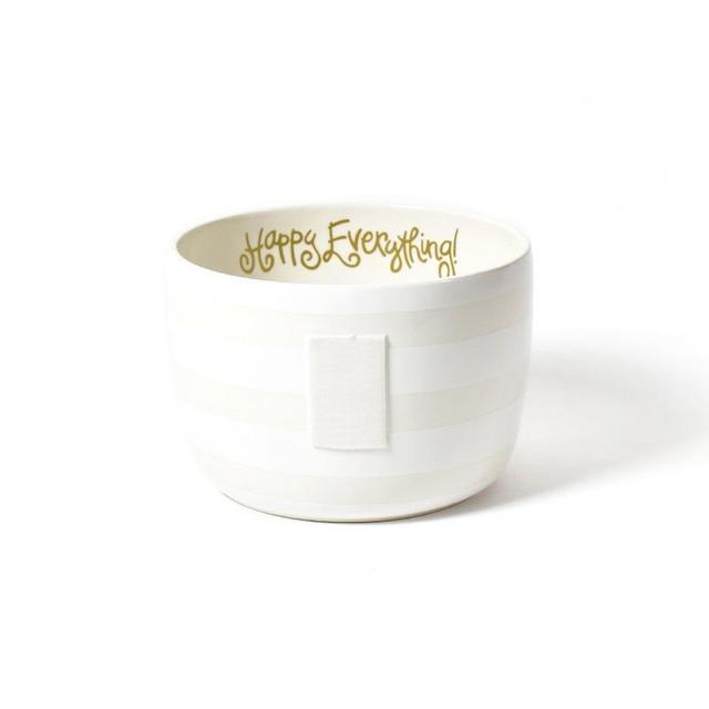 White Stripe Happy Everything!™ Big Bowl