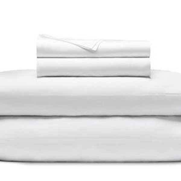 Cozy Earth Luxury Bed Sheet Set - 100% Viscose from Bamboo Fabric 4 Pieces King Sheet Set White
