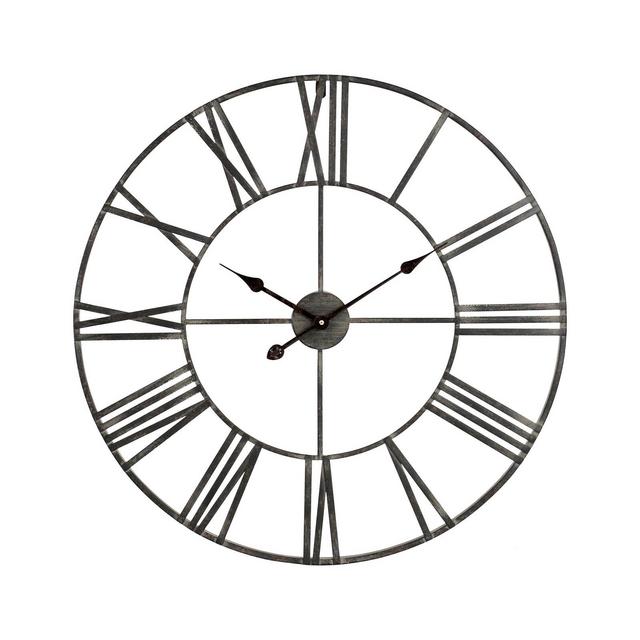 Solange Round Metal Wall Clock