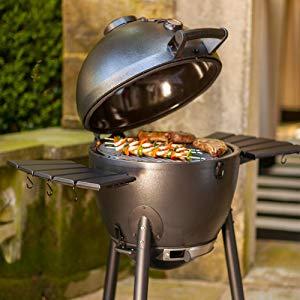 Char-Griller E16620 Akorn Kamado Kooker Charcoal Barbecue Grill and Smoker, Black