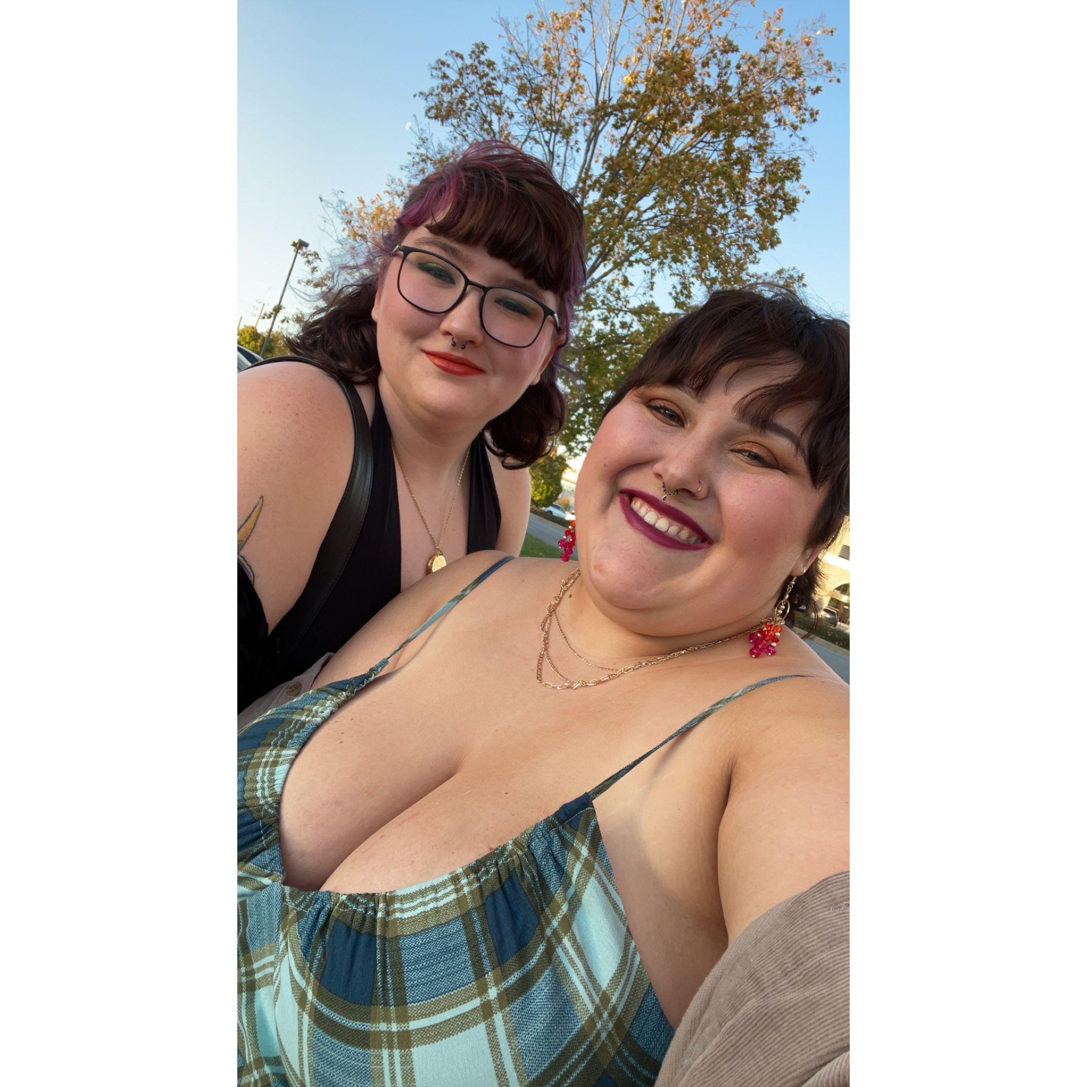 Our 2nd anniversary. Joked about getting married at dinner