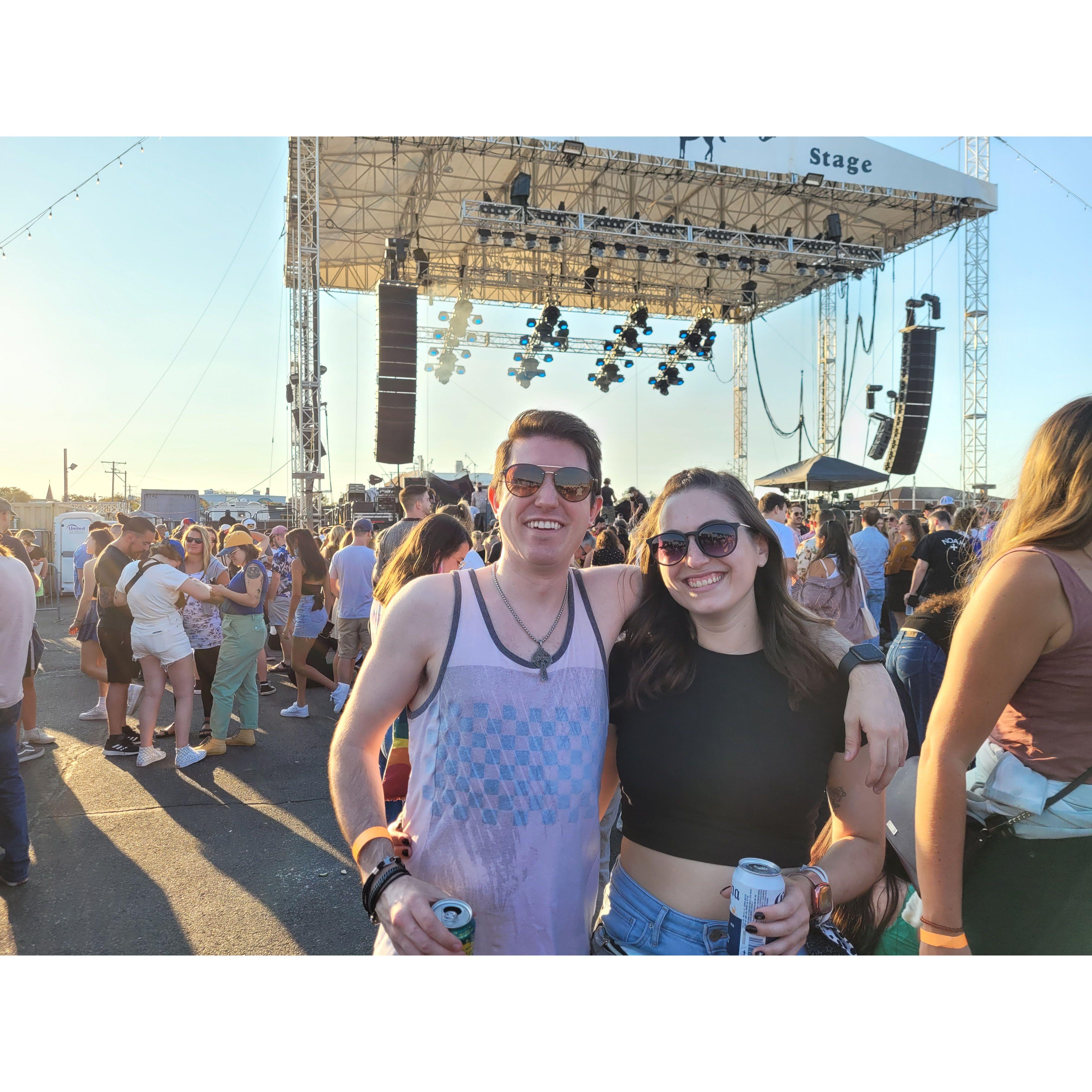 Always going to concerts together. Seeing Bleachers at The Stone Pony in 2021