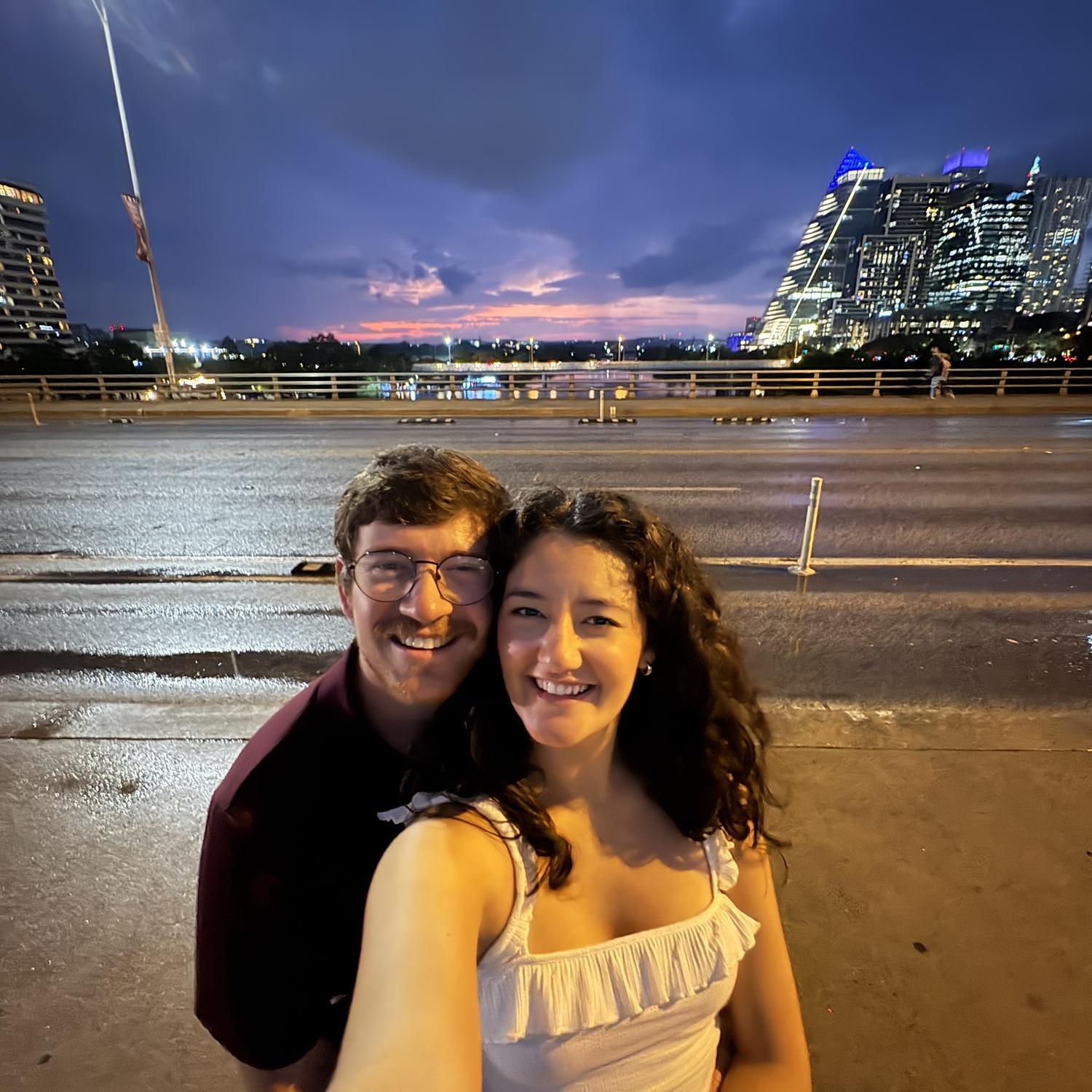 Sofia and I love downtown Austin in the evenings. I don't get to visit as often as I would like, so I always try to soak it up when I am there. This was after dinner on a beautiful rooftop bar, P6.