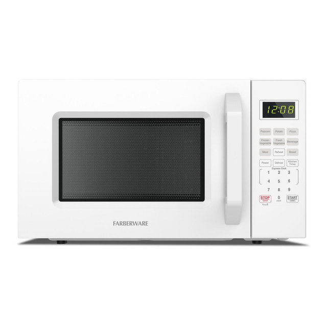Farberware 1.1 Cu. Ft. 1000-Watt Compact Microwave Oven – White