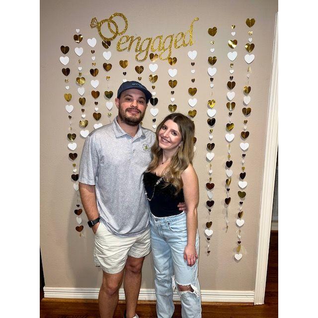 Our NYE/Engagement party back in Dallas, TX