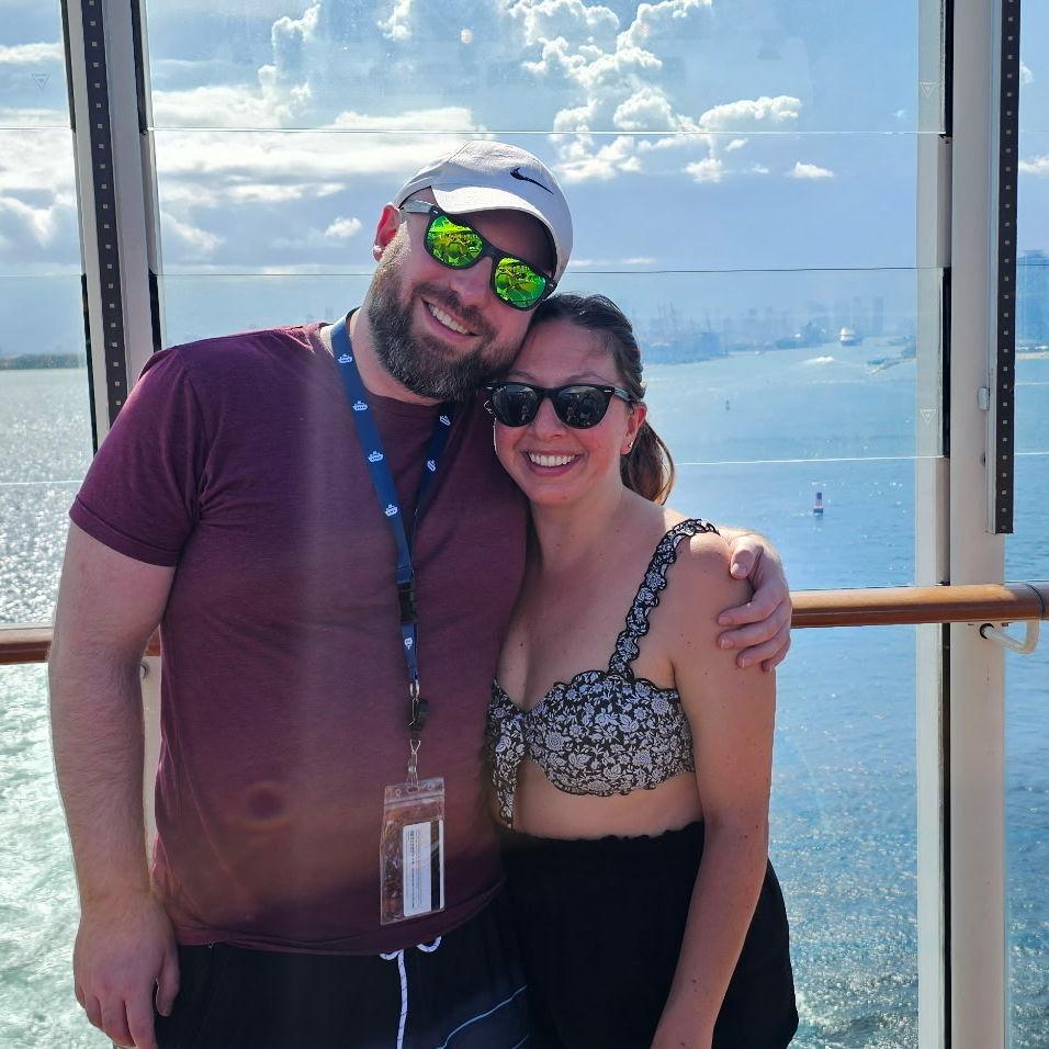 On our first cruise!