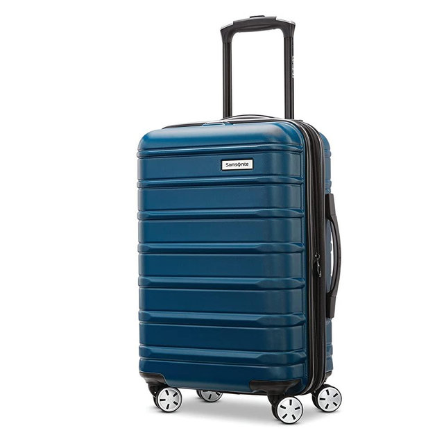 Samsonite Omni 2 Hardside Expandable Luggage with Spinner Wheels, Lagoon Blue, Carry-On 20-Inch