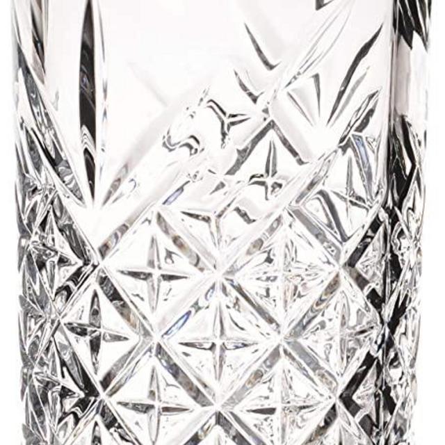 Timeless 10 Ounce Highball Glasses, Set of 6 Etched Drinking Glasses - Dishwasher-Safe, Chip-Resistant, Clear Glass Water Glasses, Lead-Free, For Juices Or Cocktails - Restaurantware