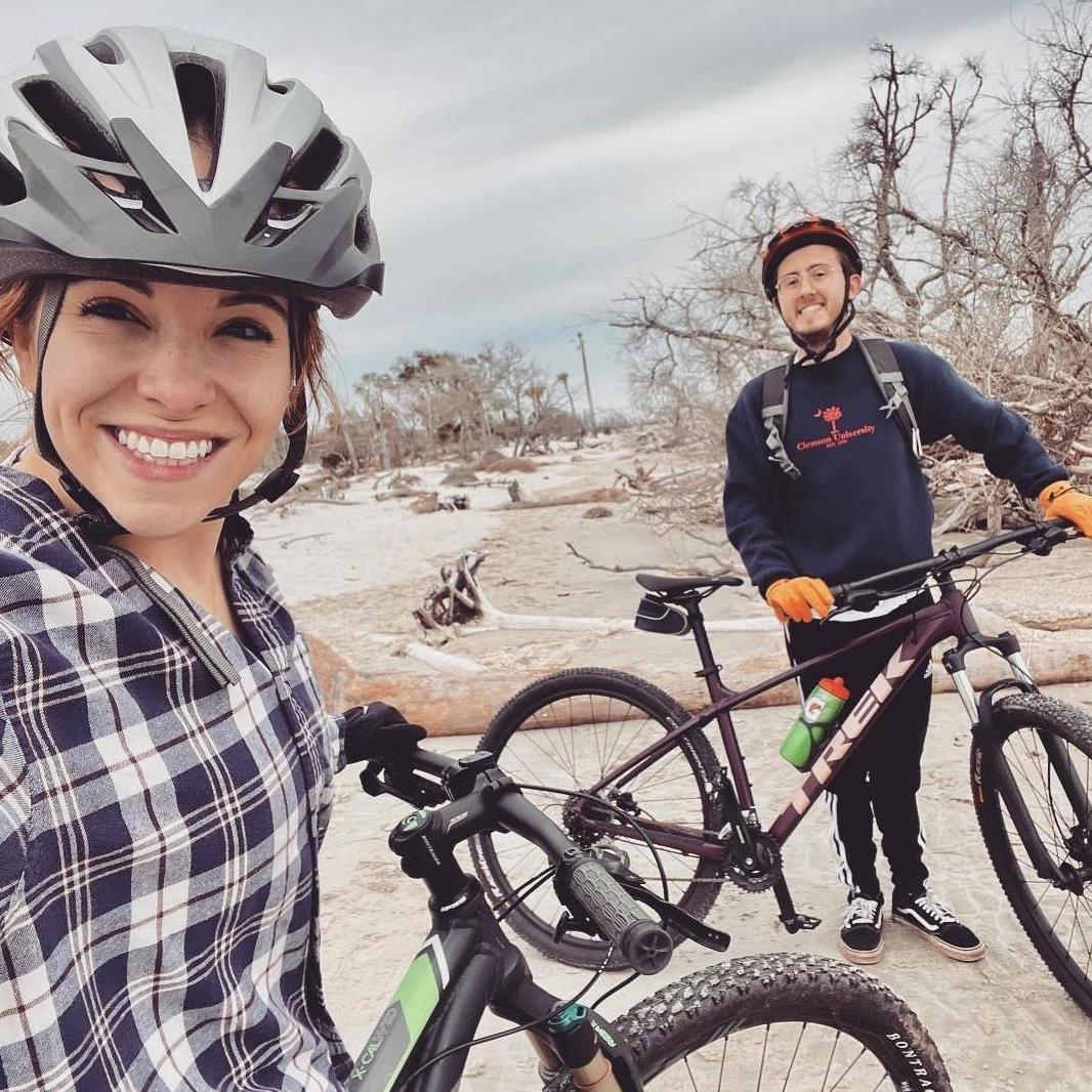 mountain biking!!! ... in the Lowcountry.. still super fun!!!