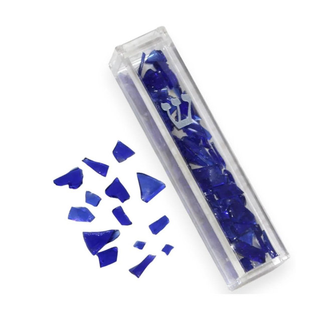 Custom Wedding Glass Mezuzah