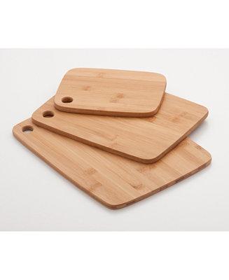 Cookpro 3 Piece Eco-Friendly Bamboo Cutting Board Set