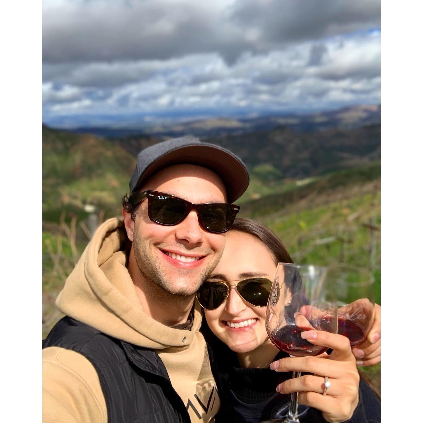 10 year anniversary at Malibu Wine Safari