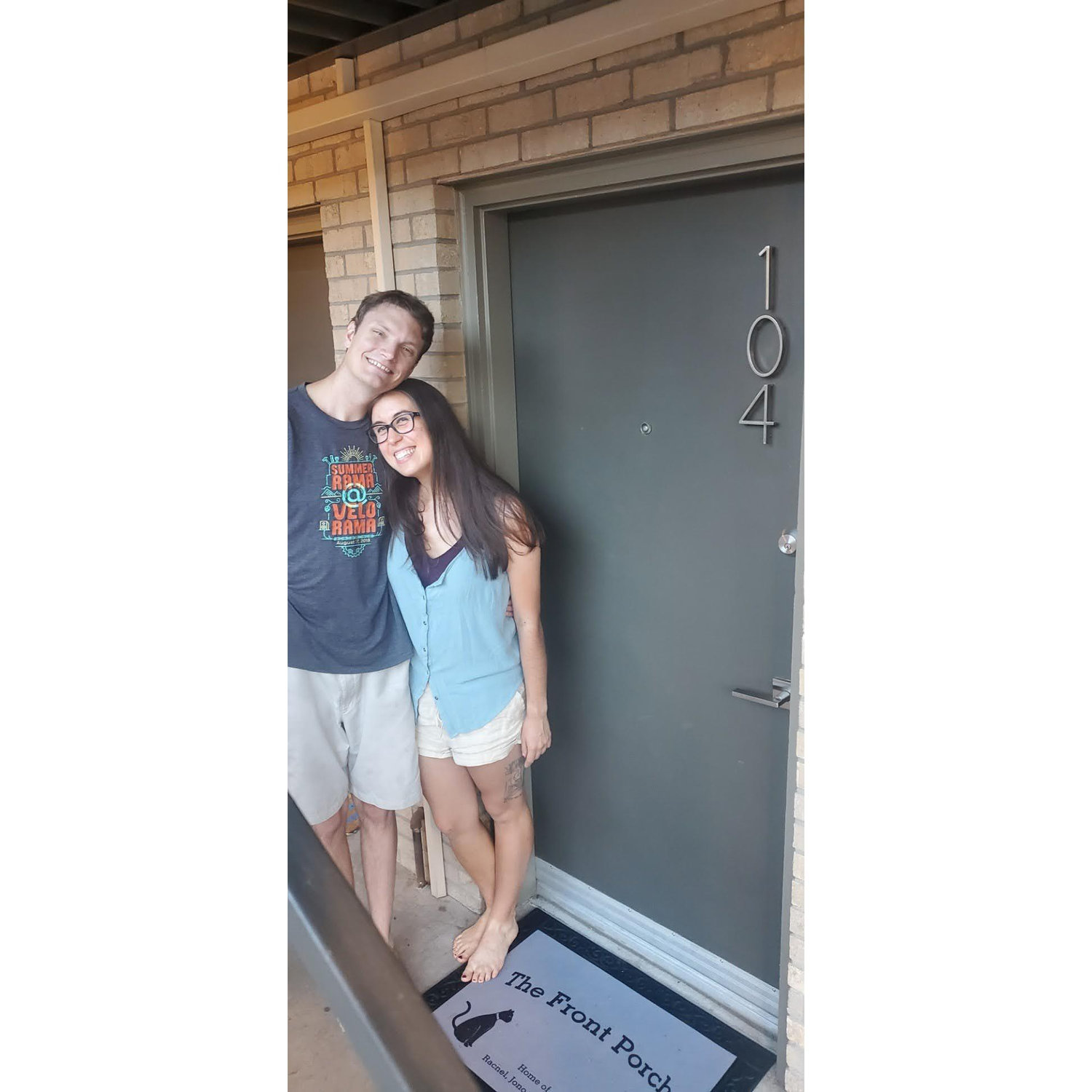 Our first apartment together in Wash Park (Denver), July 2020.