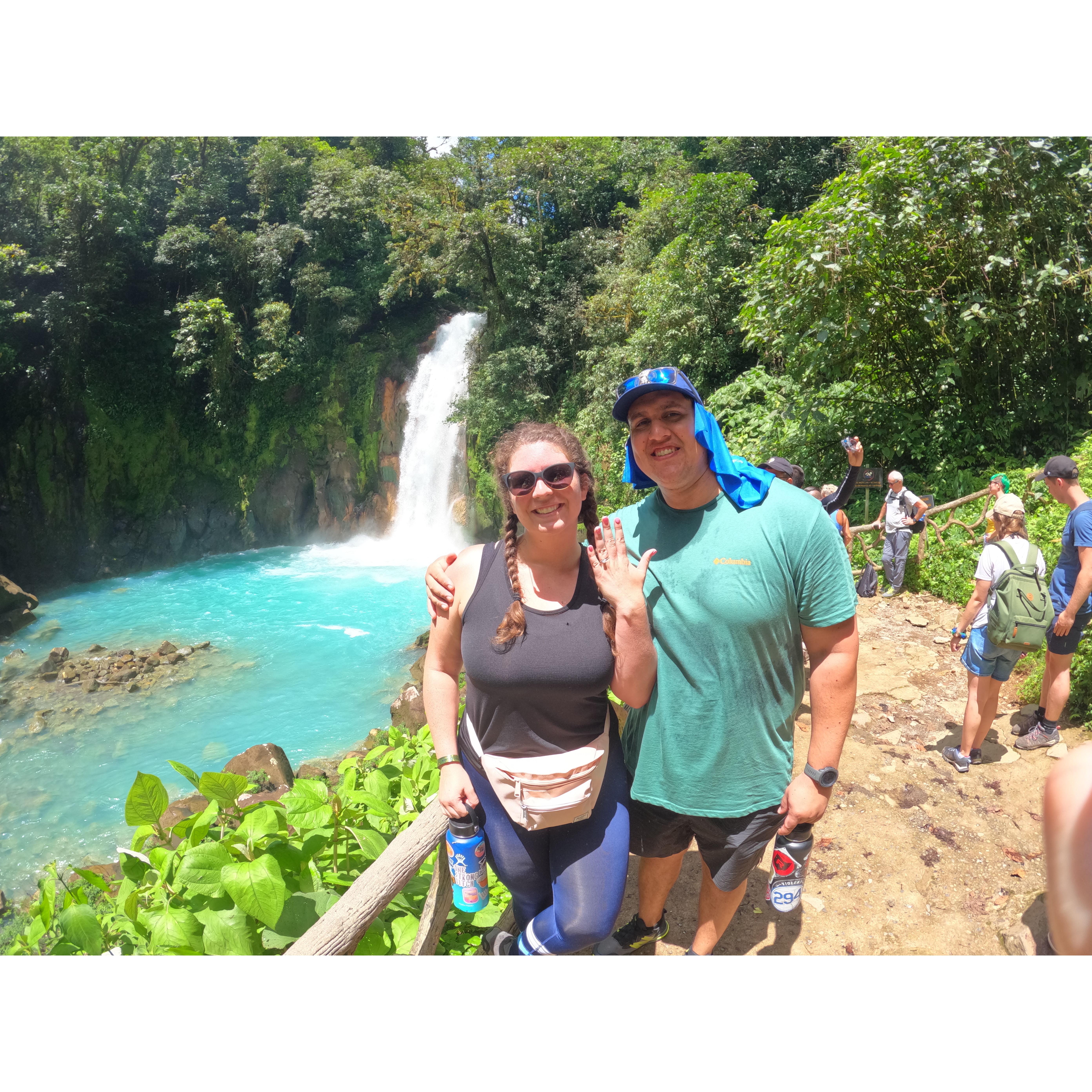 Waterfall hike in C.R.