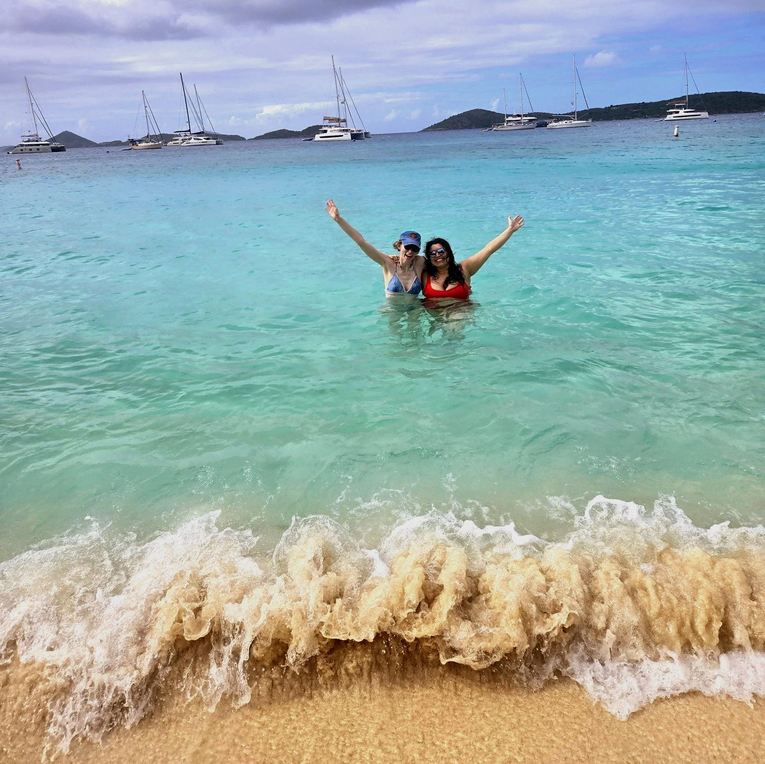 Janavi shares one of her family's favorite places with Gianna. St. John!
