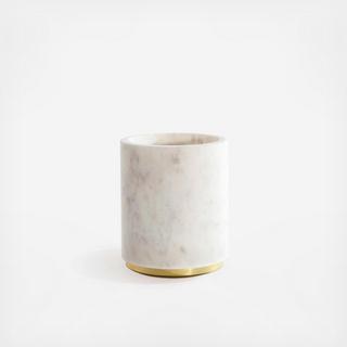 Mara Marble & Brass Utility Canister