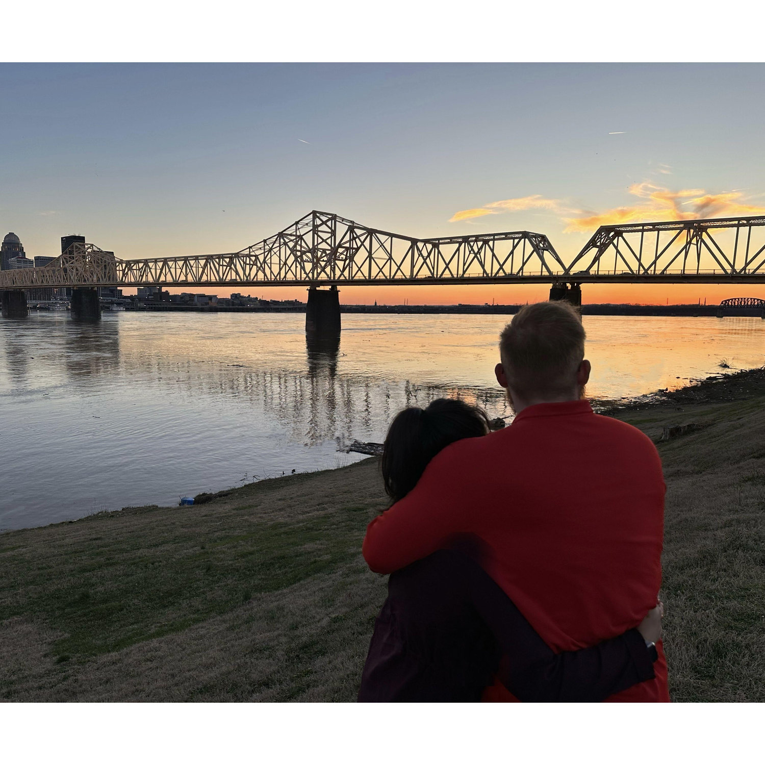Overlooking the river in Louisville, KY