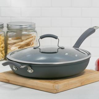 Handled Fry Pan with Lid
