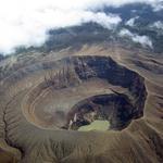 Hike to the crater of an active volcano