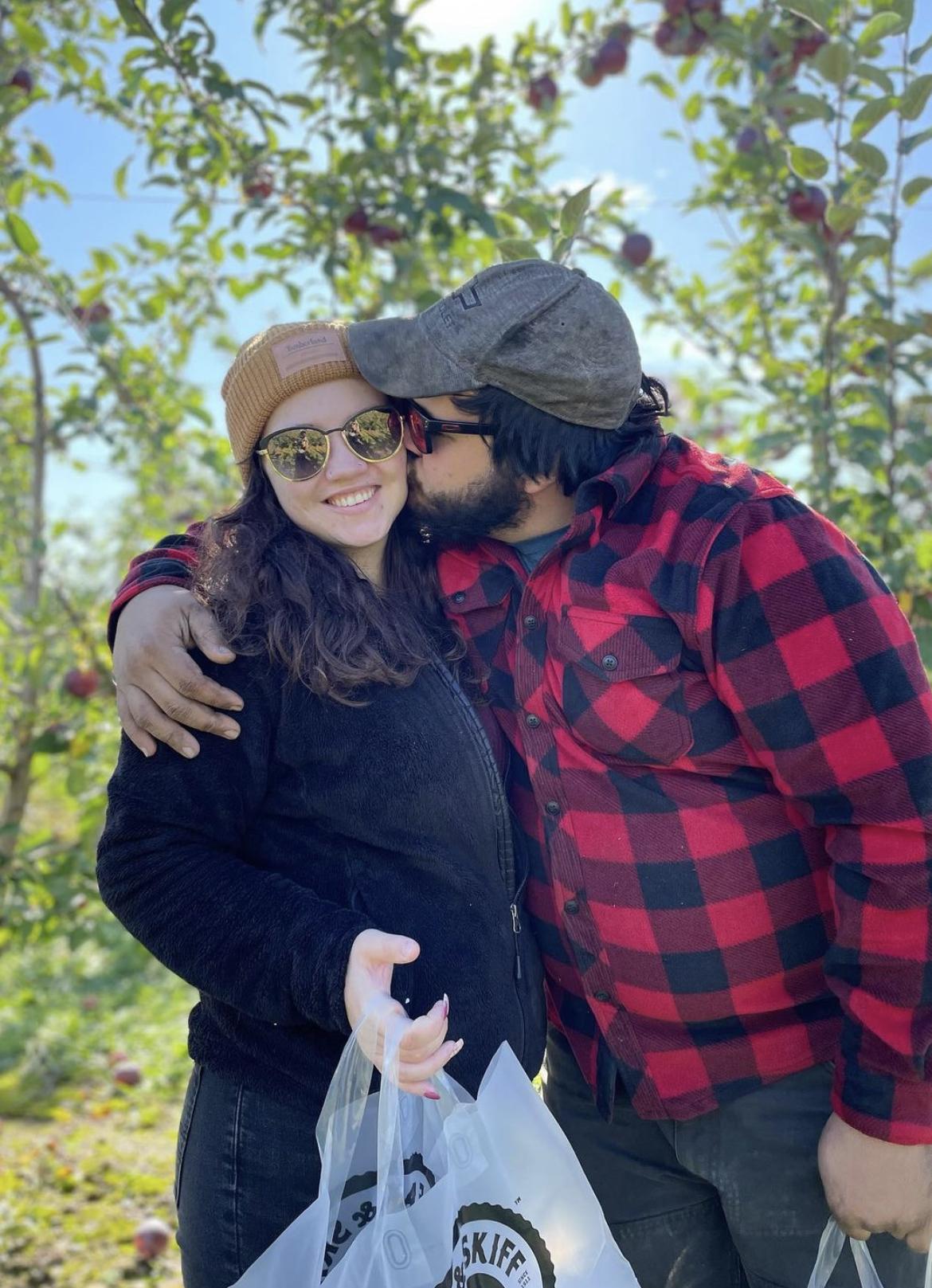apple pickin’ 
:)