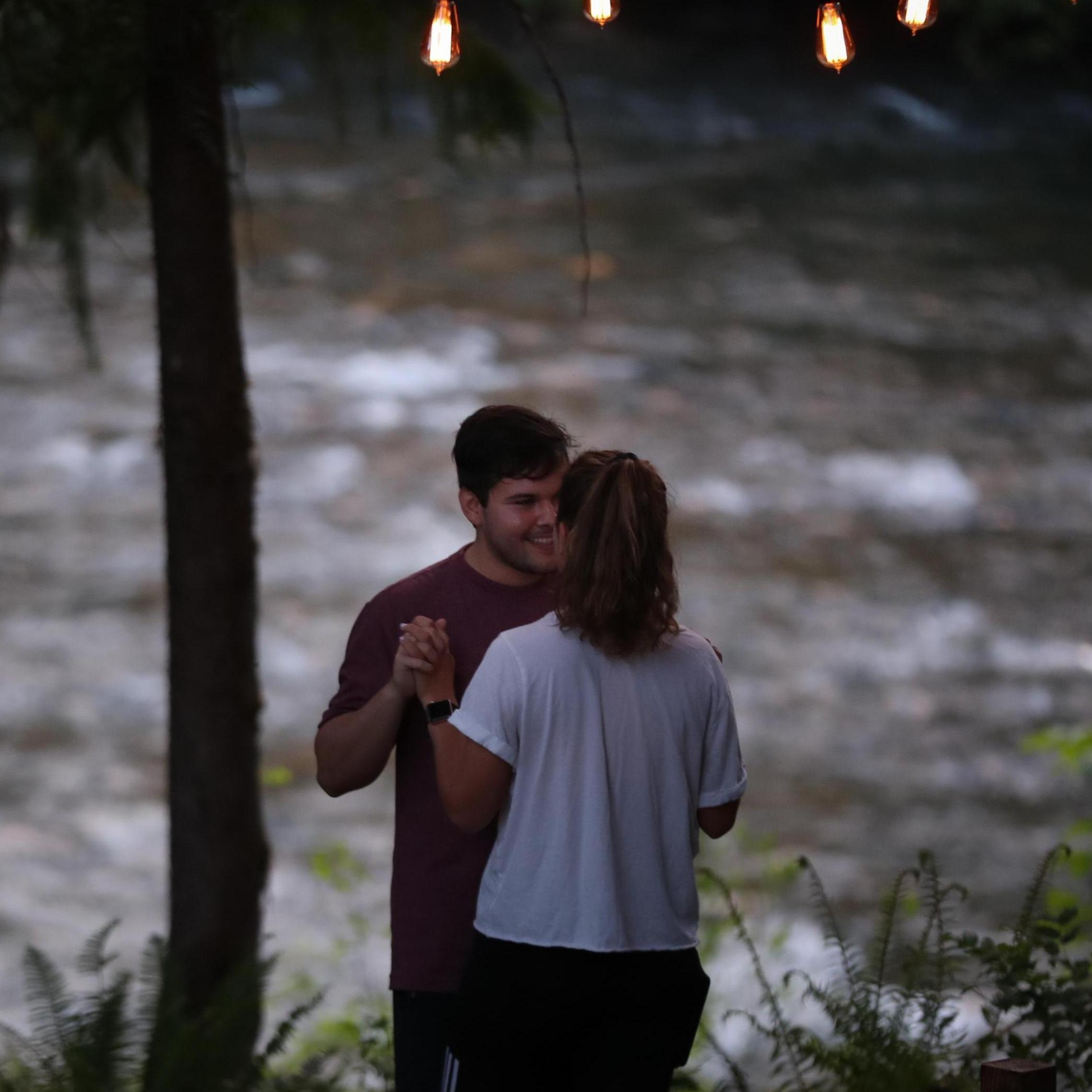 Only seconds before he proposed! I SAID YES!