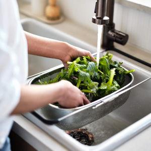 Over-The-Sink Mesh Colander