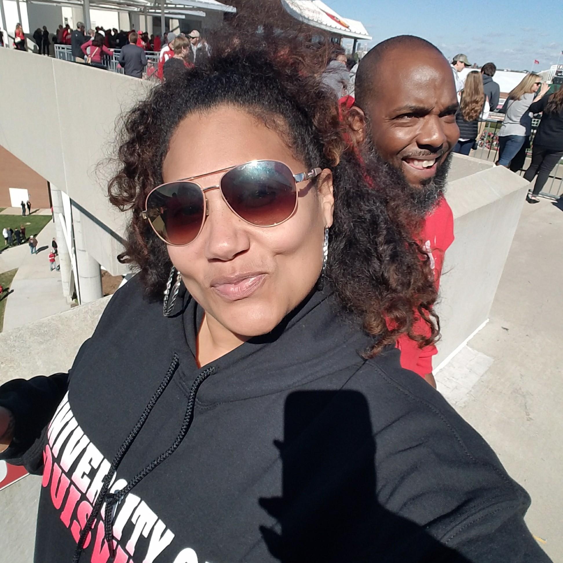 Our 1st game together #ihadthehookup #Imnotreallyafan #ilovemyman