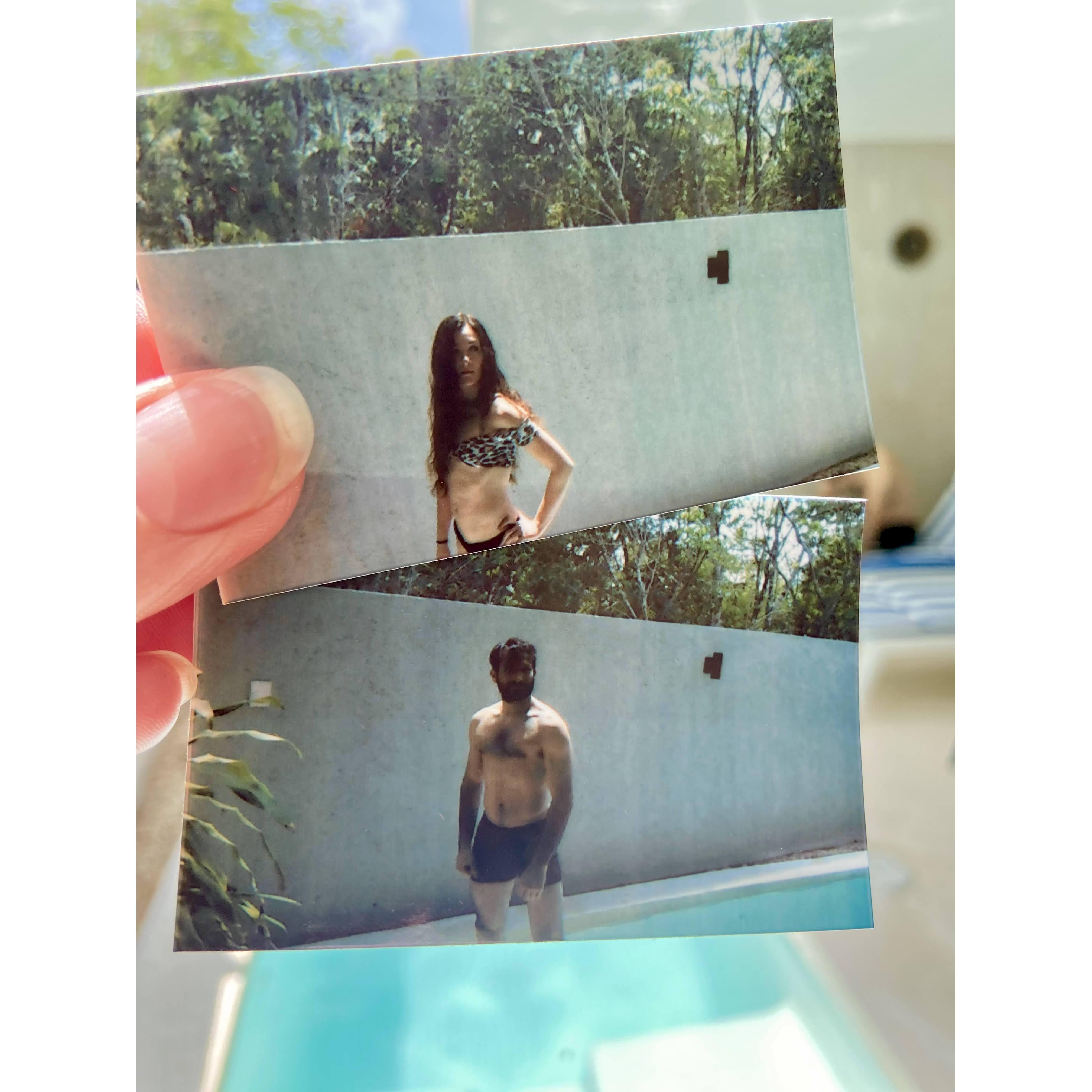 We beached in Tulum.... to celebrate the upcoming marriage of Victor and Christine