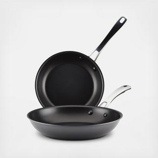 Cook + Create Hard Anodized Nonstick 2-Piece Frying Pan Set