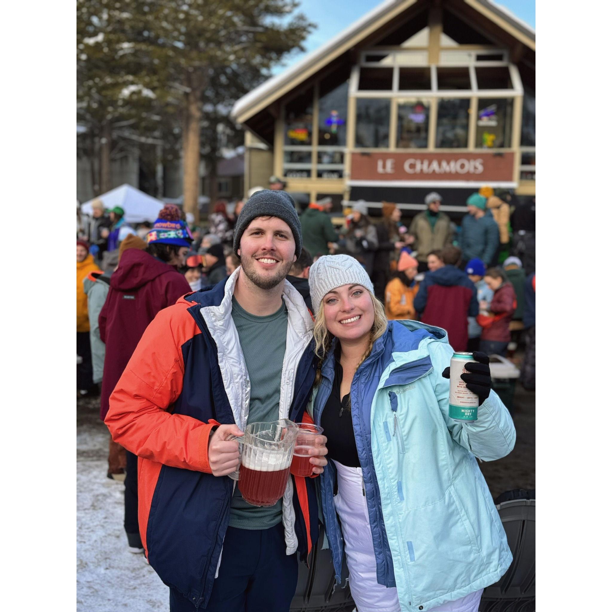 Tahoe post-ski beers taste better