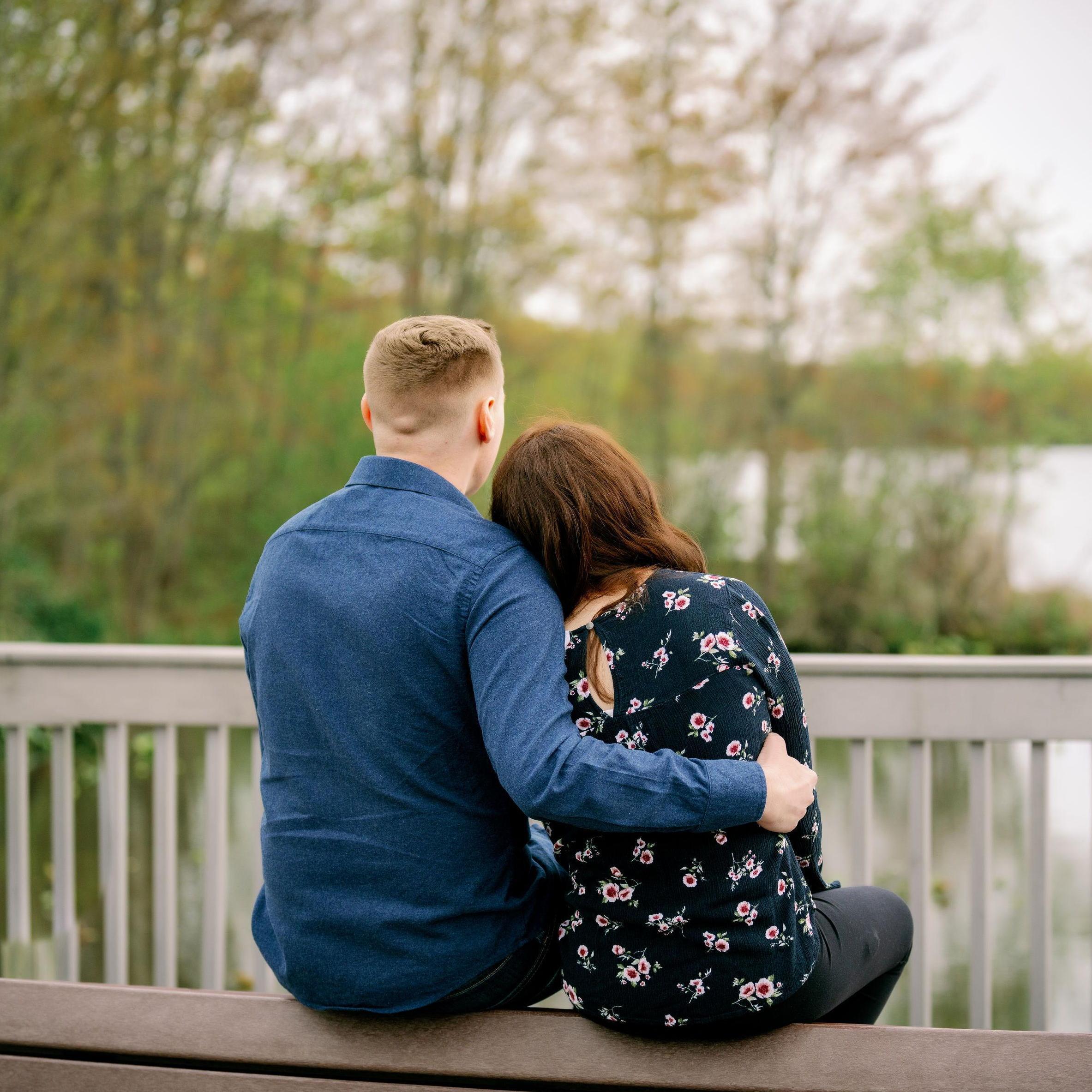 Our Engagement Photo Shoot, Congers Lake, NY - May 2022