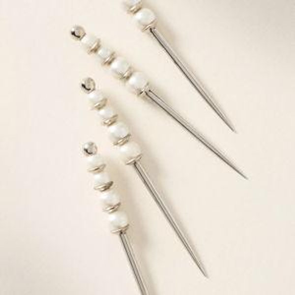 Delphine Pearl Cocktail Picks, Set of 4