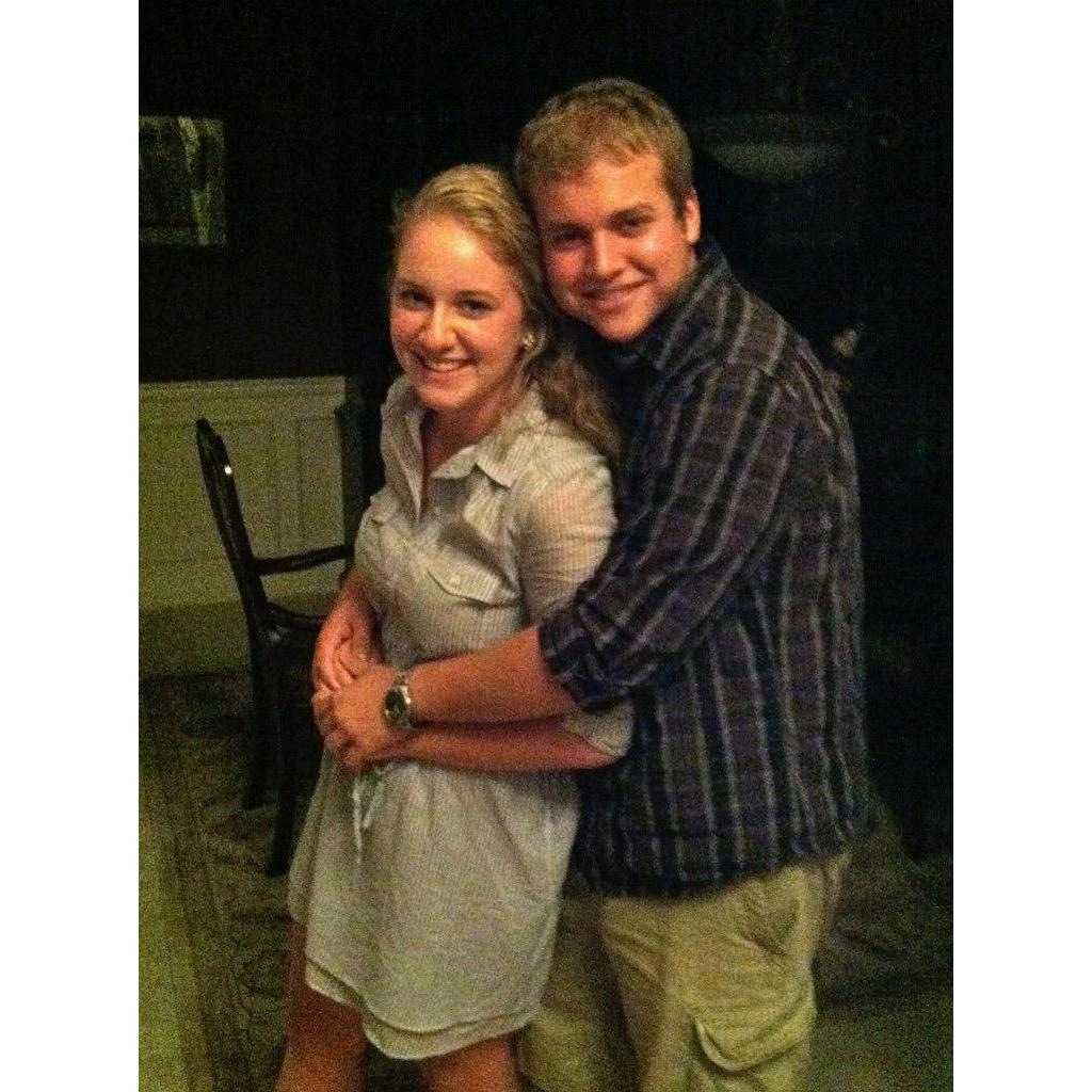 July 2012 - one of our first photos after starting to "officially date" the month before.