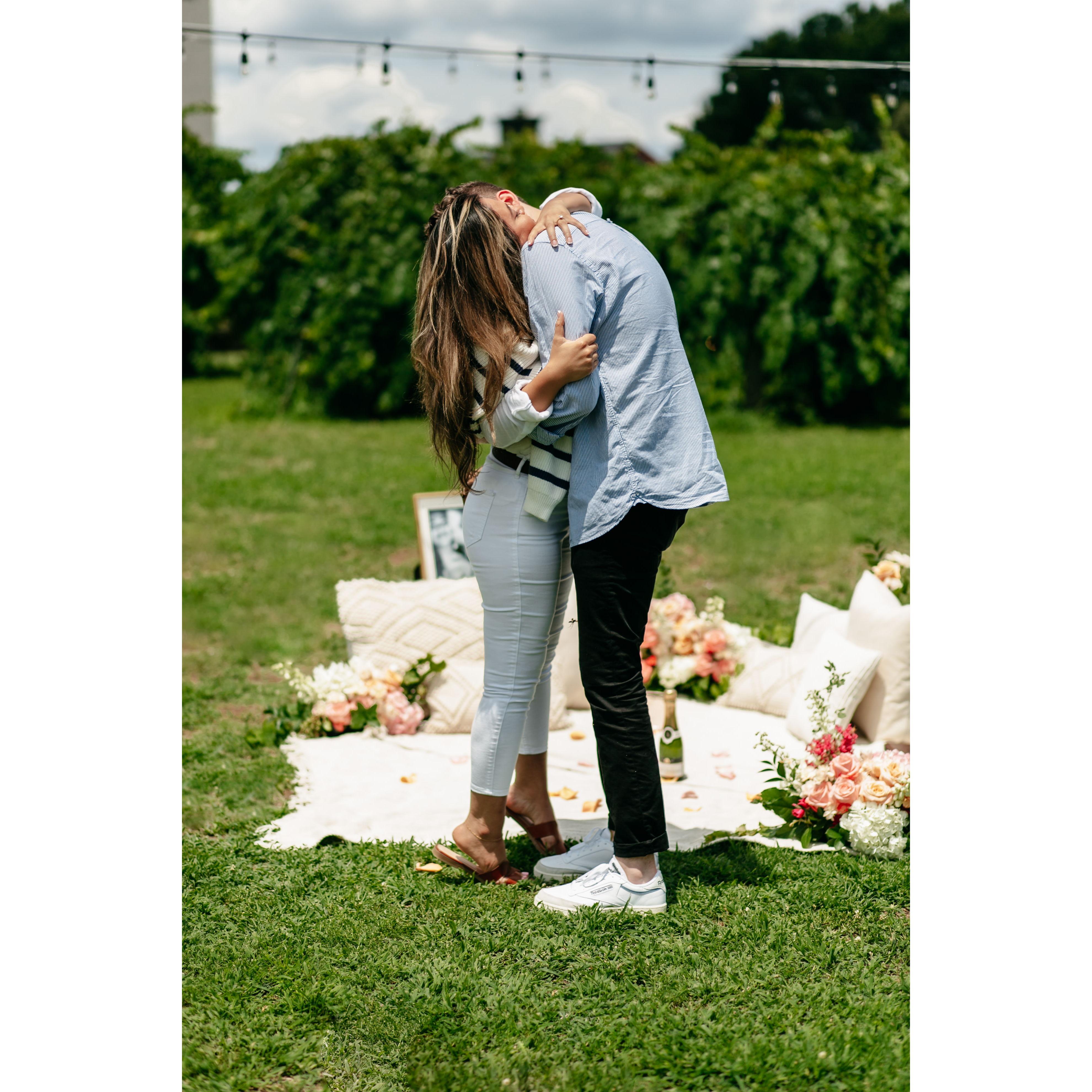 She said yes