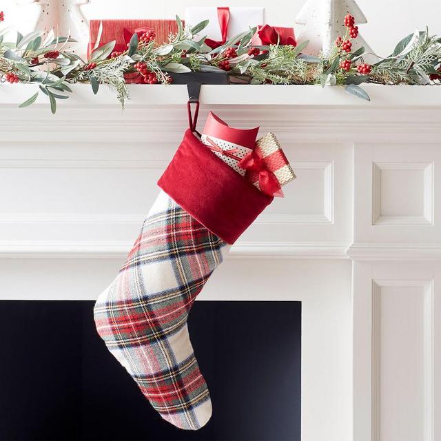 Plaid Stocking, Stewart Plaid, Medium