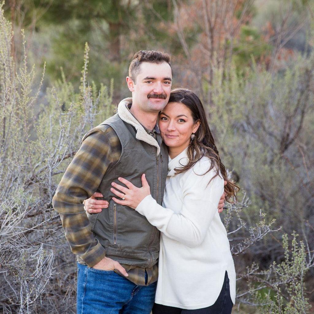 Engagement Photo Session @ Lucky Peak - April 8th, 2021. Camille Marie Photography