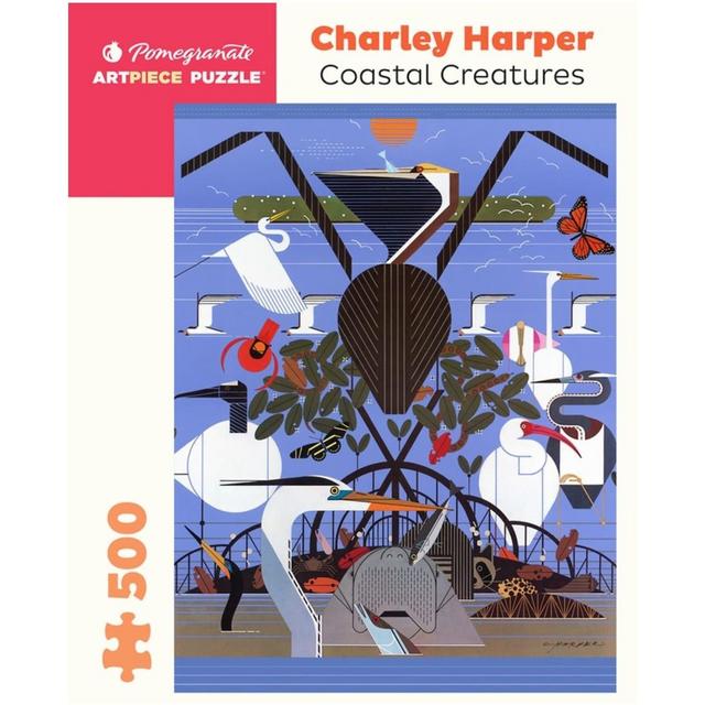 Puzzle Charley Harper Coastal Creatures