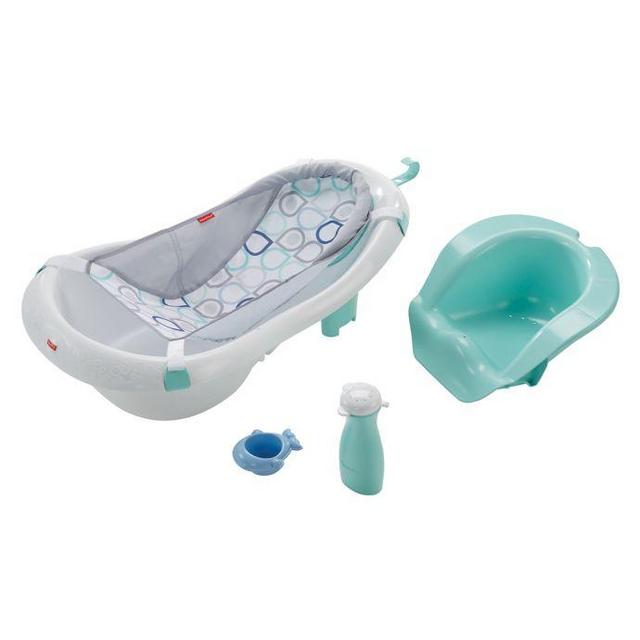Fisher-Price® 4-in-1 Sling 'n Seat Bath Tub in Grey