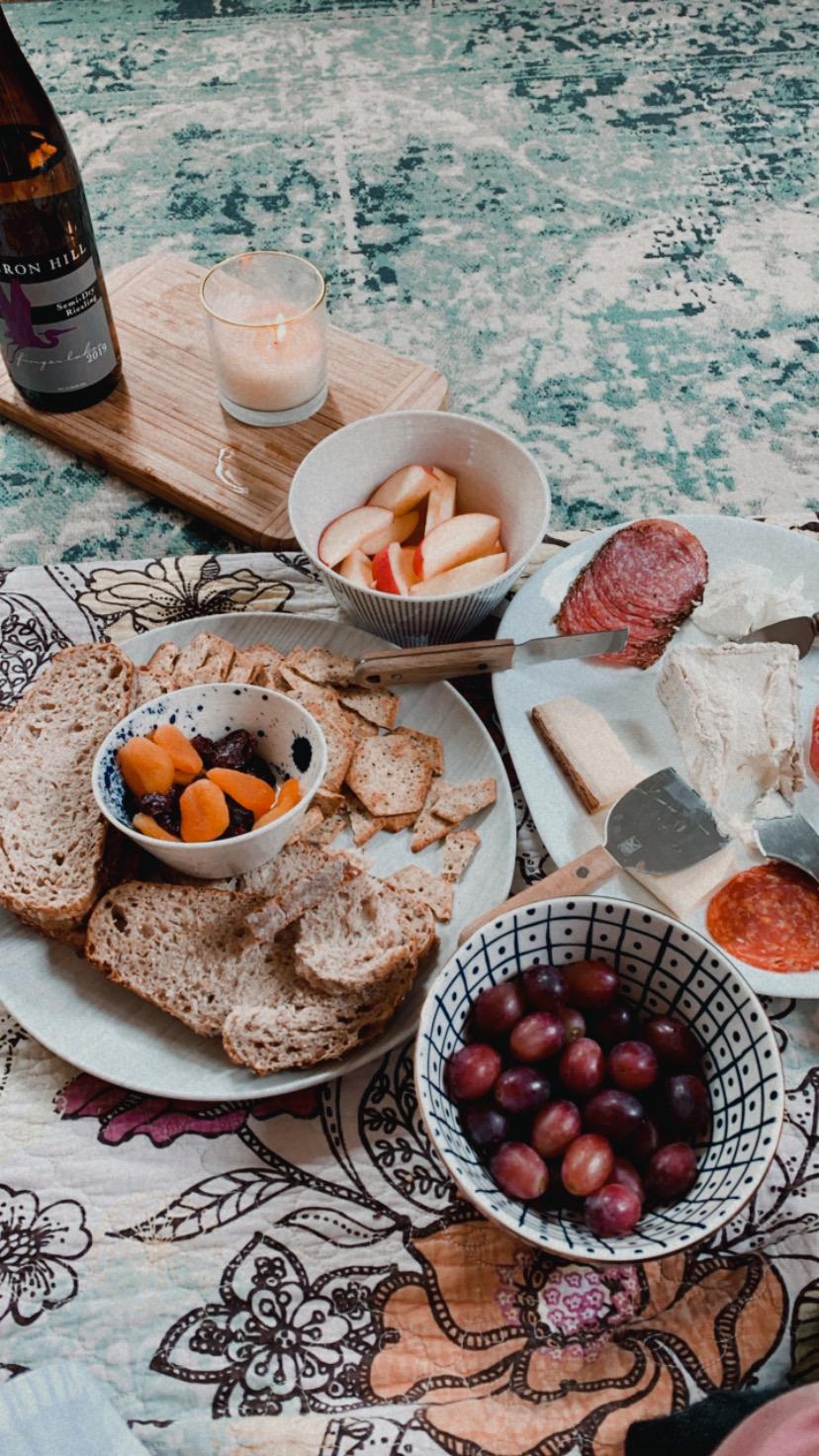Our indoor picnic/moment Michiel proposed