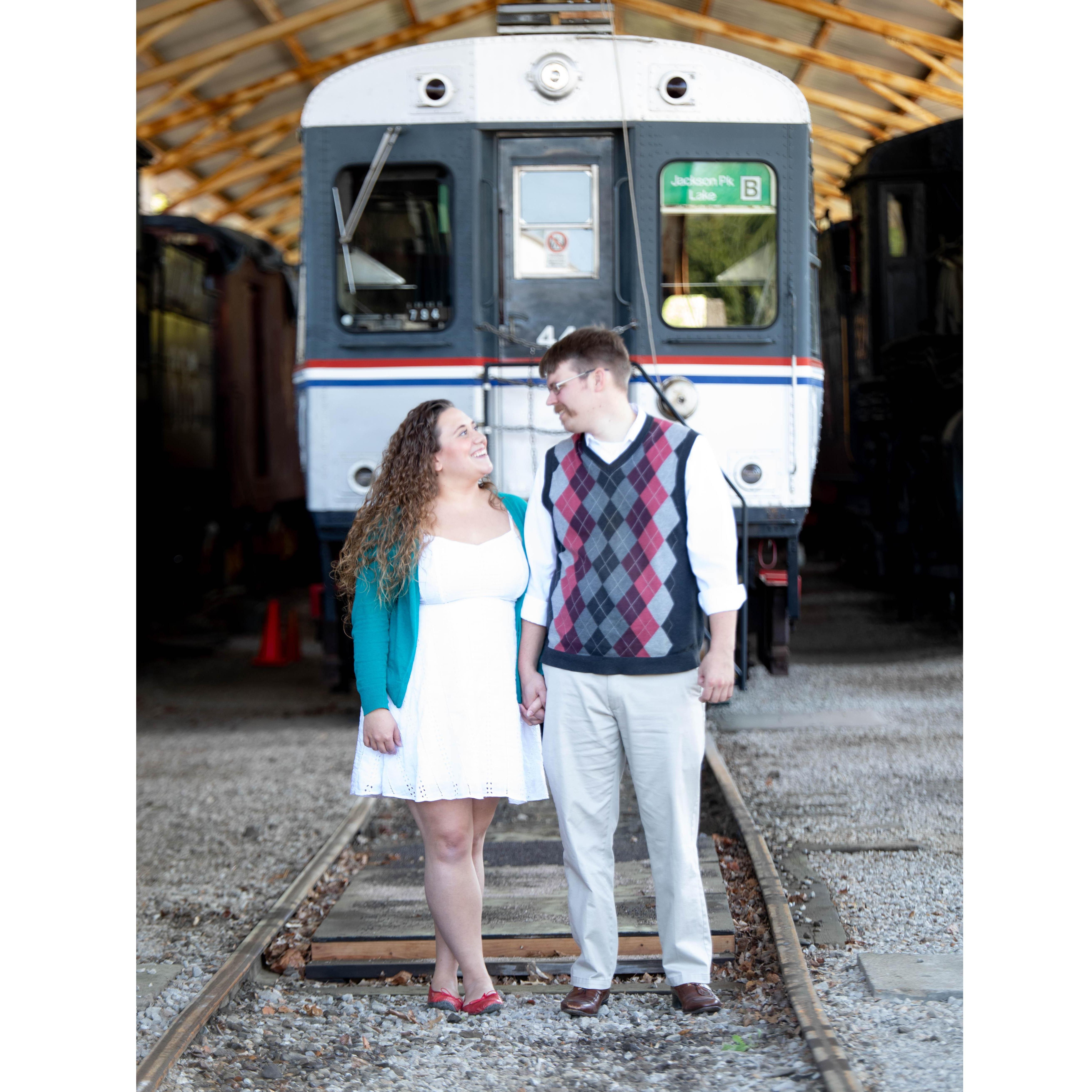 We love the National Museum of Transportation. It is the best date either of us has been on and we cannot wait to take our kids here someday!