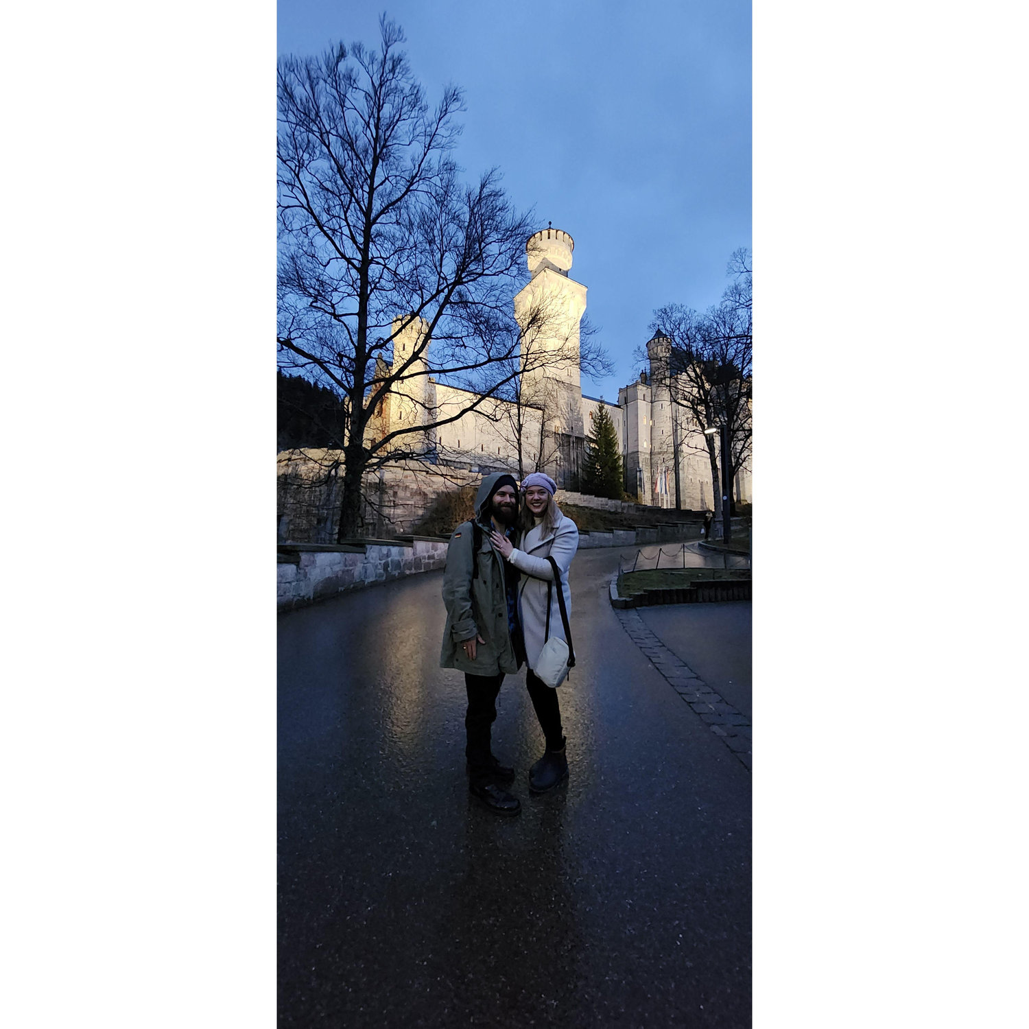 Neuschwanstein Castle at night, 2023
