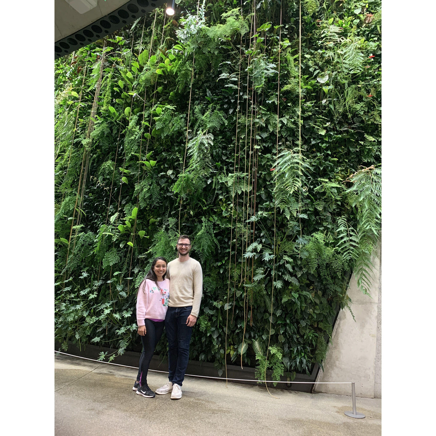 Our first photo together at the Amazon Spheres! 

Fun fact: This was taken October 18 2019! Its fate!