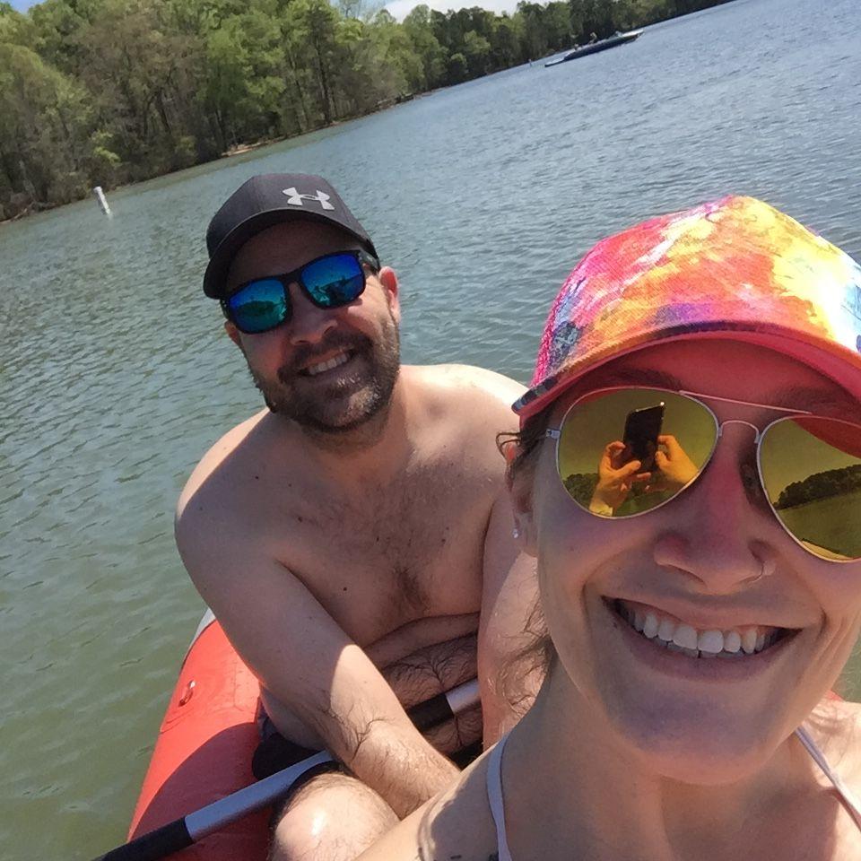 Out for a paddle!