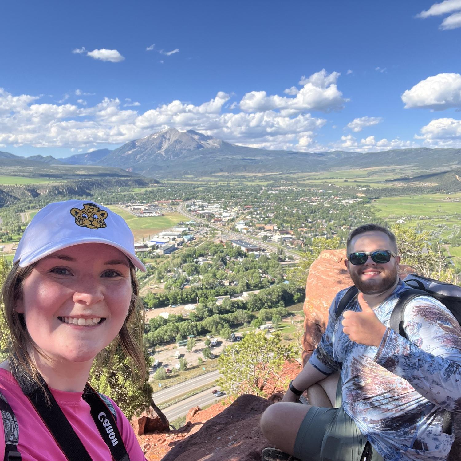 The coolest view in Carbondale after whitewater rafting!