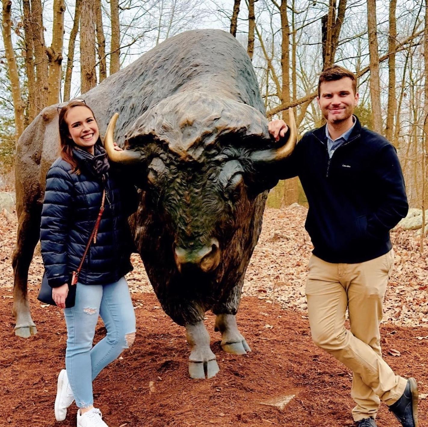 Visiting the NC zoo in Asheboro with Chelsea's Dad and Annie.