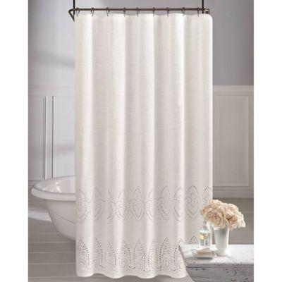 Wamsutta® Vintage 72-Inch x 72-Inch Eyelet Shower Curtain in Linen