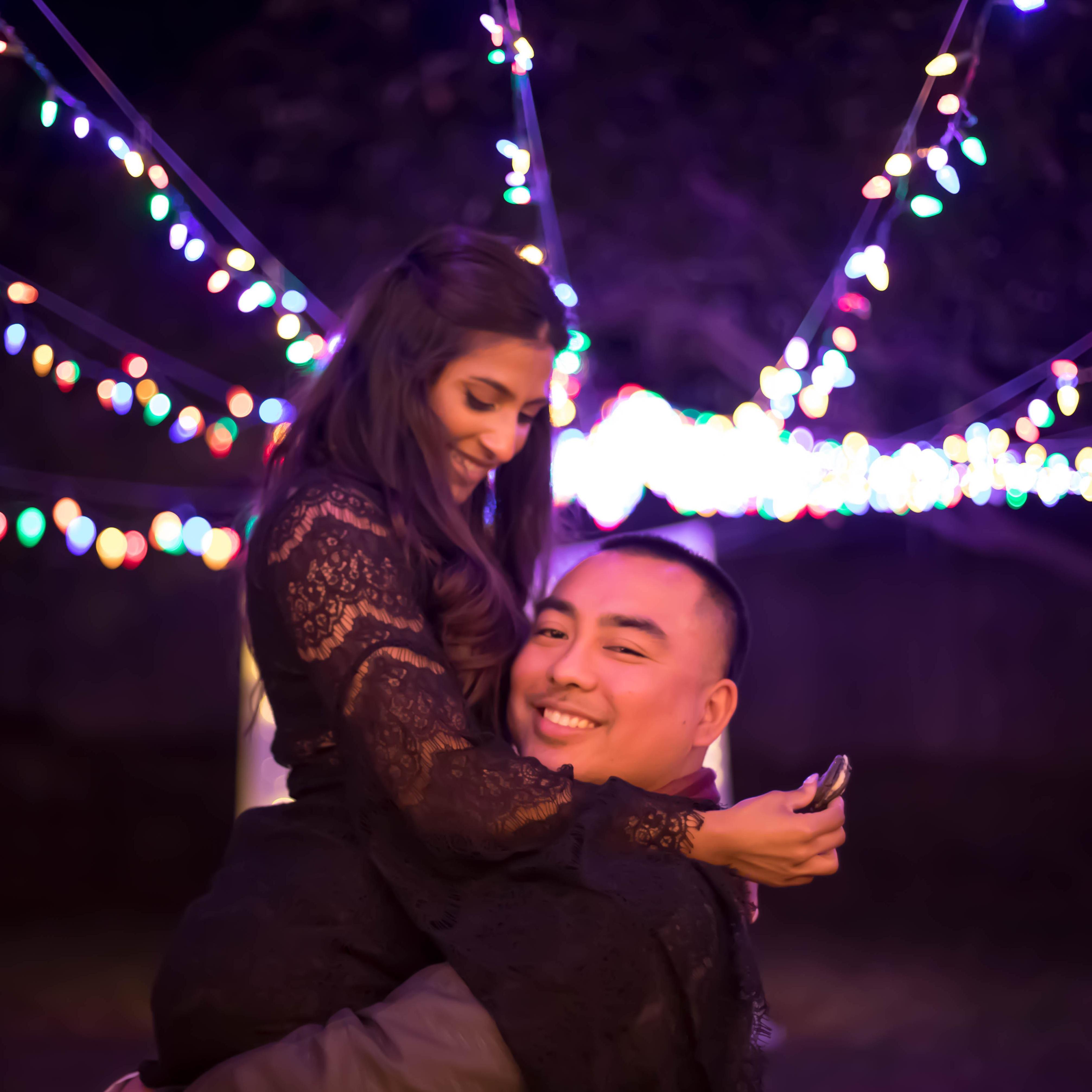 Engagement party with a macaroon