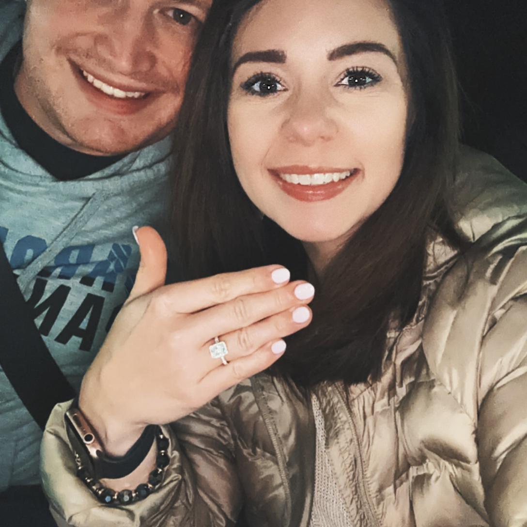 We’re engaged…FINALLY……jk so happy