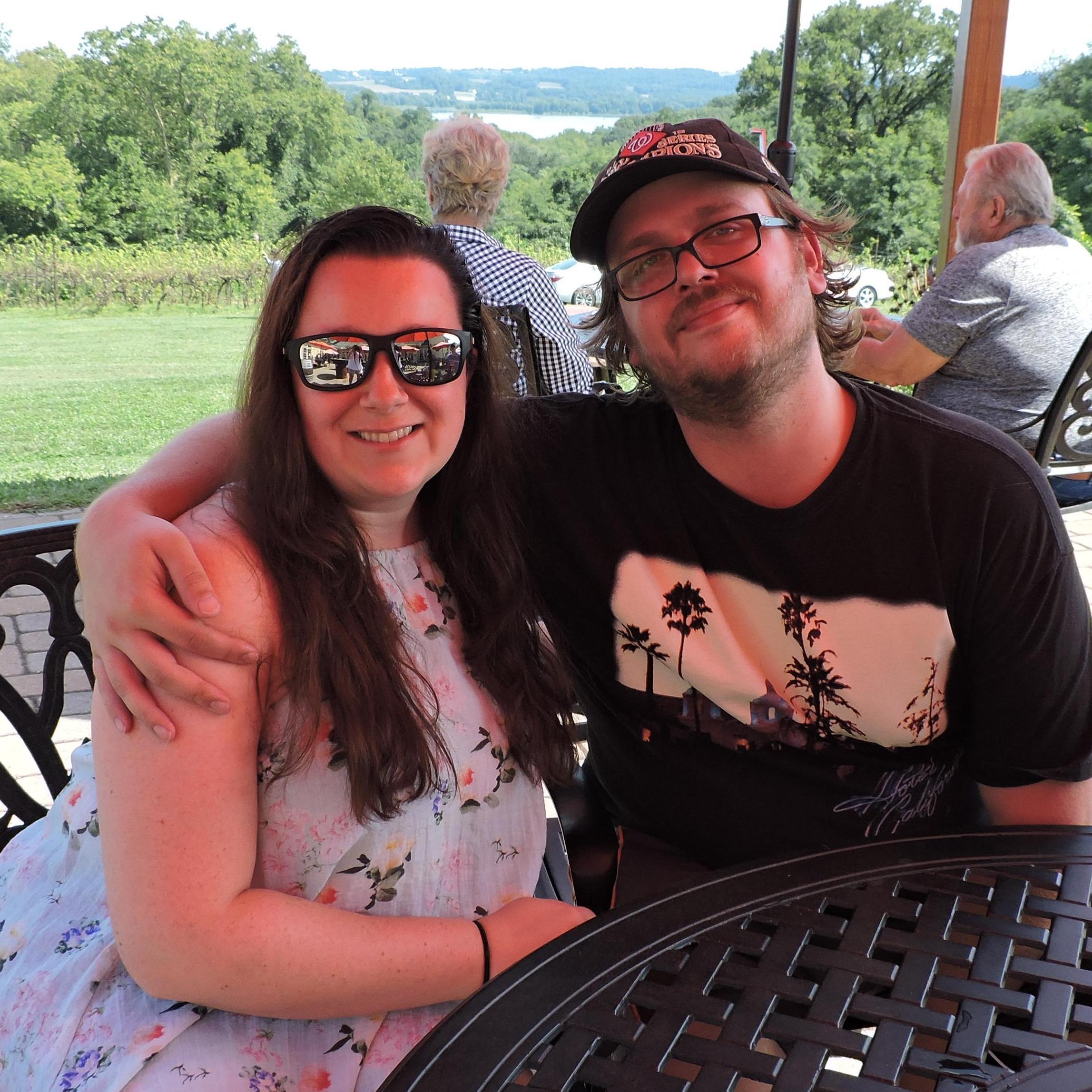 Hanging out at a winery in York, PA.